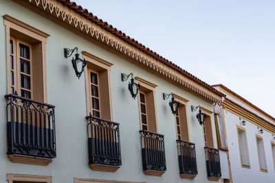 Low angle view of building against sky