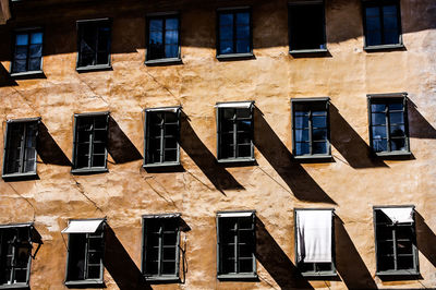 Low angle view of residential building