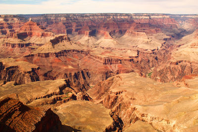 Scenic view of rock formations