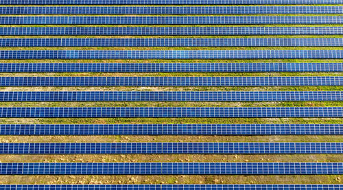 Full frame shot of solar field