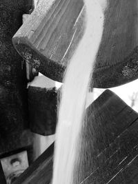 Close-up of wood against blurred background