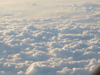 Low angle view of clouds in sky