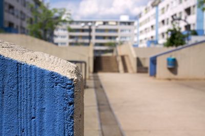 Close up of built structure