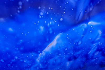 Blue foam background