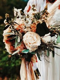 Close-up of rose bouquet