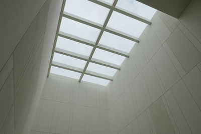 Low angle view of ceiling of building