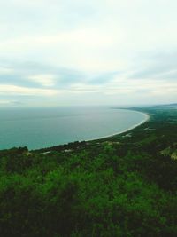 horizon over water