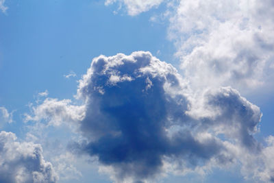 Low angle view of clouds in sky