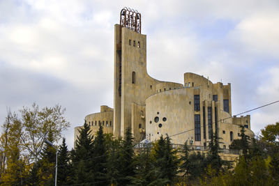 Old wedding palace in tbilisi, old famous building exterior, historical architecture