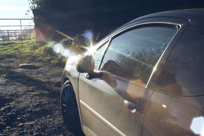 Close-up of car