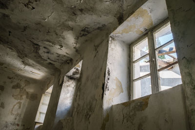 Interior of abandoned house