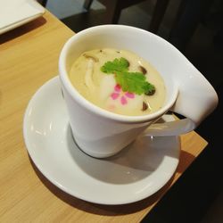 Close-up of served food