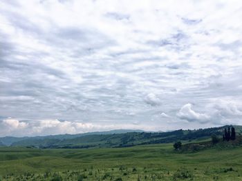 Scenic view of landscape against sky