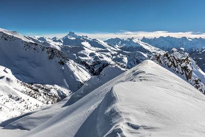 Viewpoint on queyras and mont viso - point de vue sur le queyras et le mont viso, hautes alpes