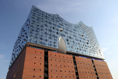 Low angle view of building against sky