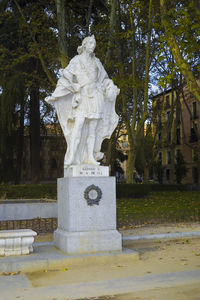 Statue in park