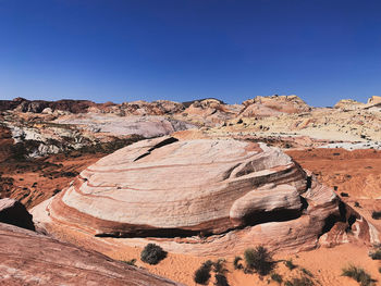 View of rock formations