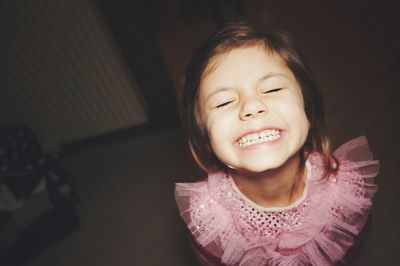 Portrait of smiling girl