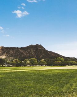 Diamond head from honolulu