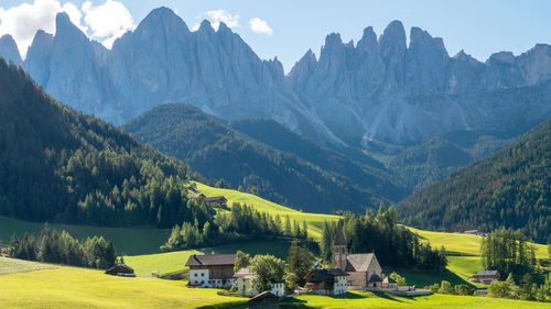 Eglise de santa maddalena au tyrol