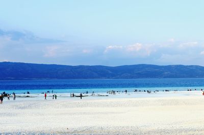 Group of people on beach