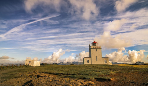 Lighthouse against sky