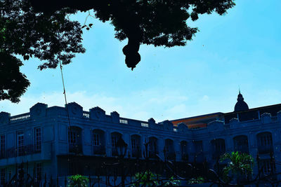 Low angle view of building against sky