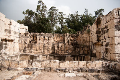 Old ruins against sky