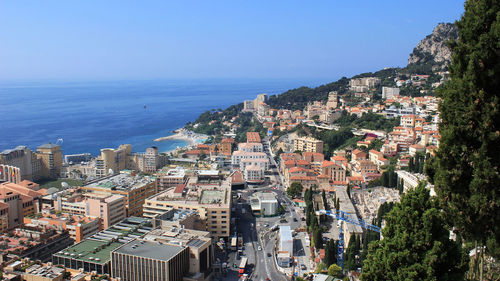 Western area of monaco la colle and fontvieille