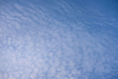 Low angle view of clouds in sky