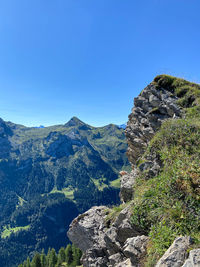 The rock above