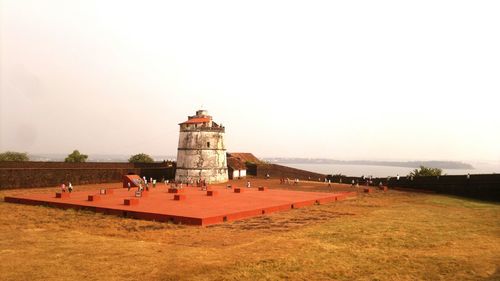 Built structure against clear sky