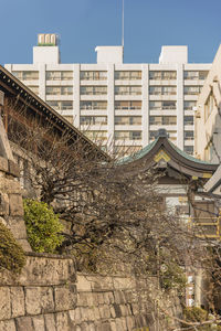 Low angle view of buildings against sky