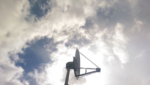 Low angle view of cloudy sky