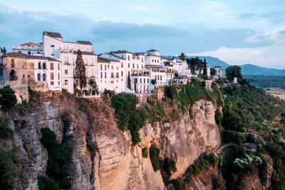 Panoramic view of buildings in city