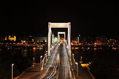 City street at night