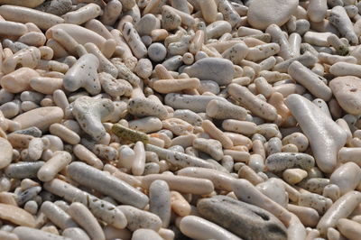 Full frame shot of pebbles