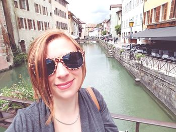 Portrait of a smiling young woman