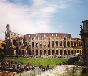 Ruins of coliseum