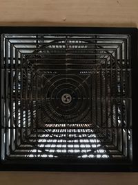 Close-up of metal structure