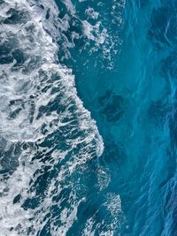 Full frame shot of sea waves