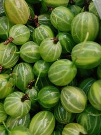 Full frame shot of fruits for sale in market