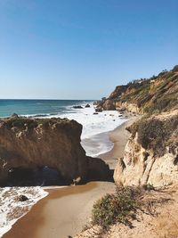 Scenic view of beach