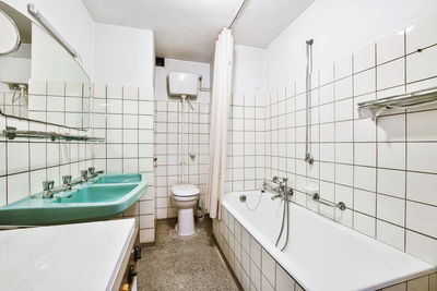 View of white bathroom