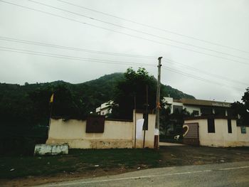 Houses against sky