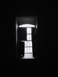 Open window of door