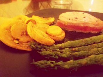 Close-up of food in plate