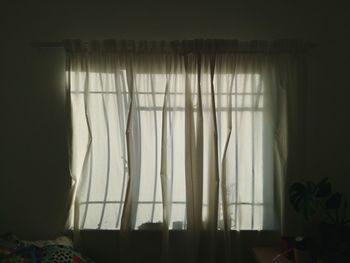 Window in dark room