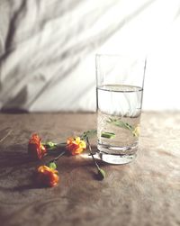 Close-up of drink on table