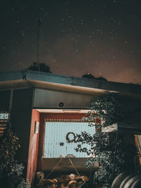 Scenic view of sea against sky at night